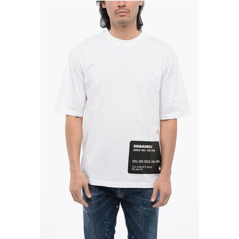 Dsquared Cotton Card Loose Fit Men's T-Shirt